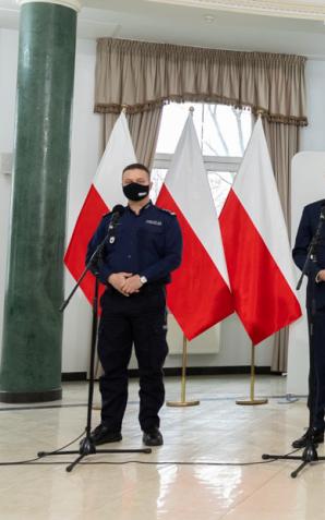 [VIDEO] Wiceminister Błażej Poboży przedstawił zasady obecności mediów w pasie przygranicznym z Białorusią