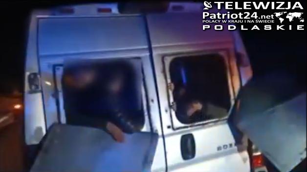 [VIDEO] Zatrzymano 37 nielegalnych migrantów z Iraku