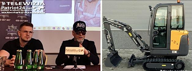 [VIDEO] Rutkowski: Skradziona Minikoparka VOLVO EC18C może być za granicą. Rozpoczynamy poszukiwania na terenie Unii Europejskiej